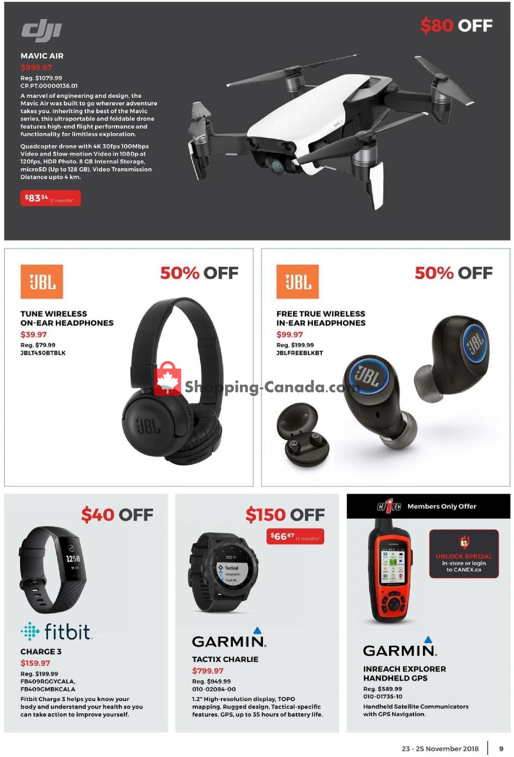 Canex flyer from Friday November 23, 2018 to Sunday November 25, 2018 - page 9