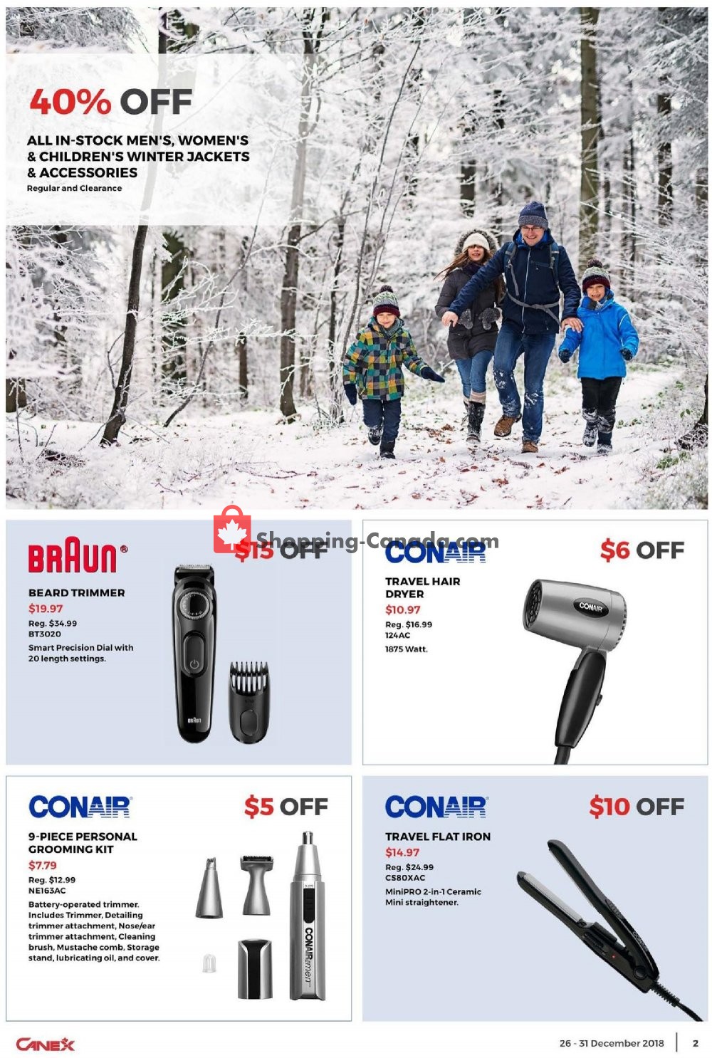 Canex flyer from Wednesday December 26, 2018 to Monday December 31, 2018 - page 2