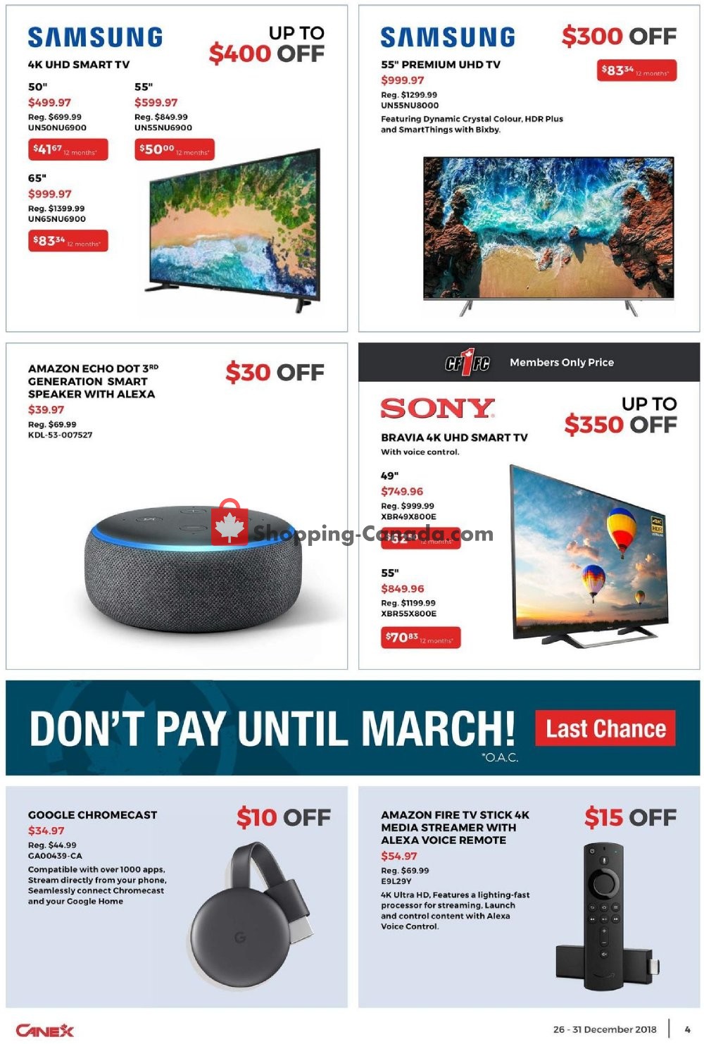 Canex flyer from Wednesday December 26, 2018 to Monday December 31, 2018 - page 4