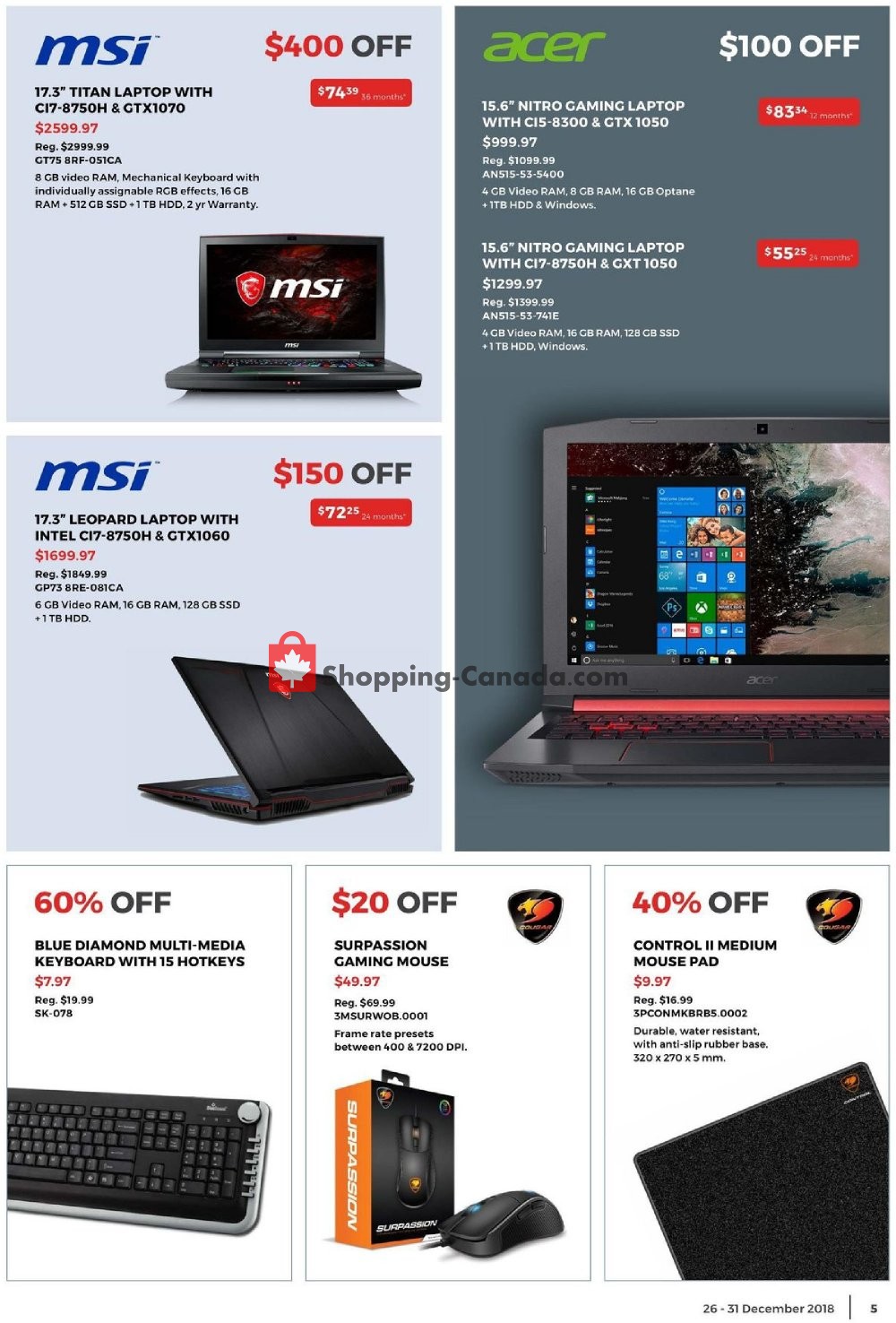 Canex flyer from Wednesday December 26, 2018 to Monday December 31, 2018 - page 5