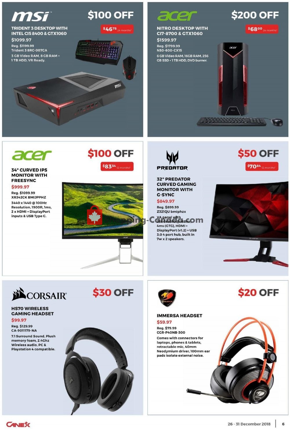 Canex flyer from Wednesday December 26, 2018 to Monday December 31, 2018 - page 6
