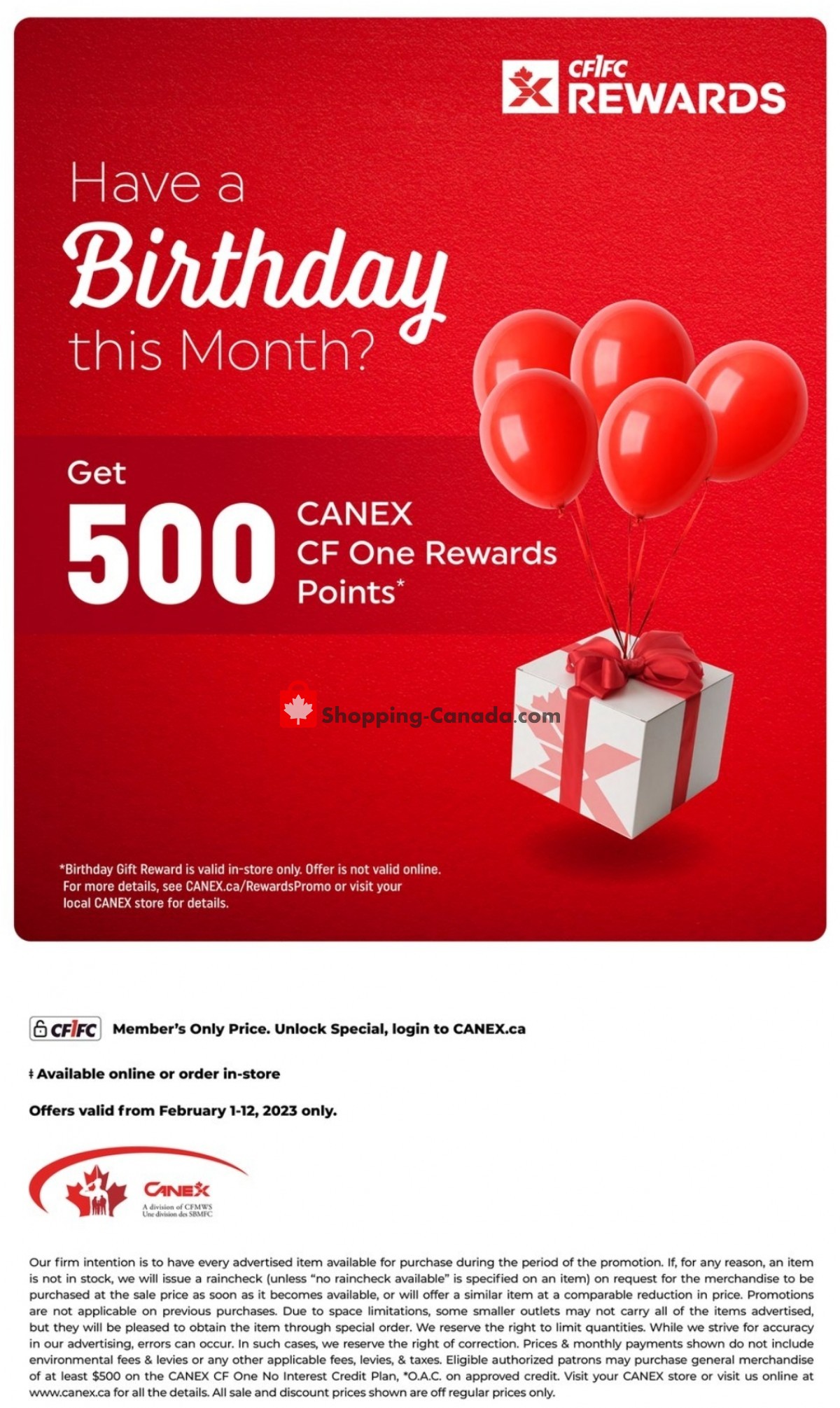 Canex flyer from Wednesday February 1, 2023 to Sunday February 12, 2023 - page 18