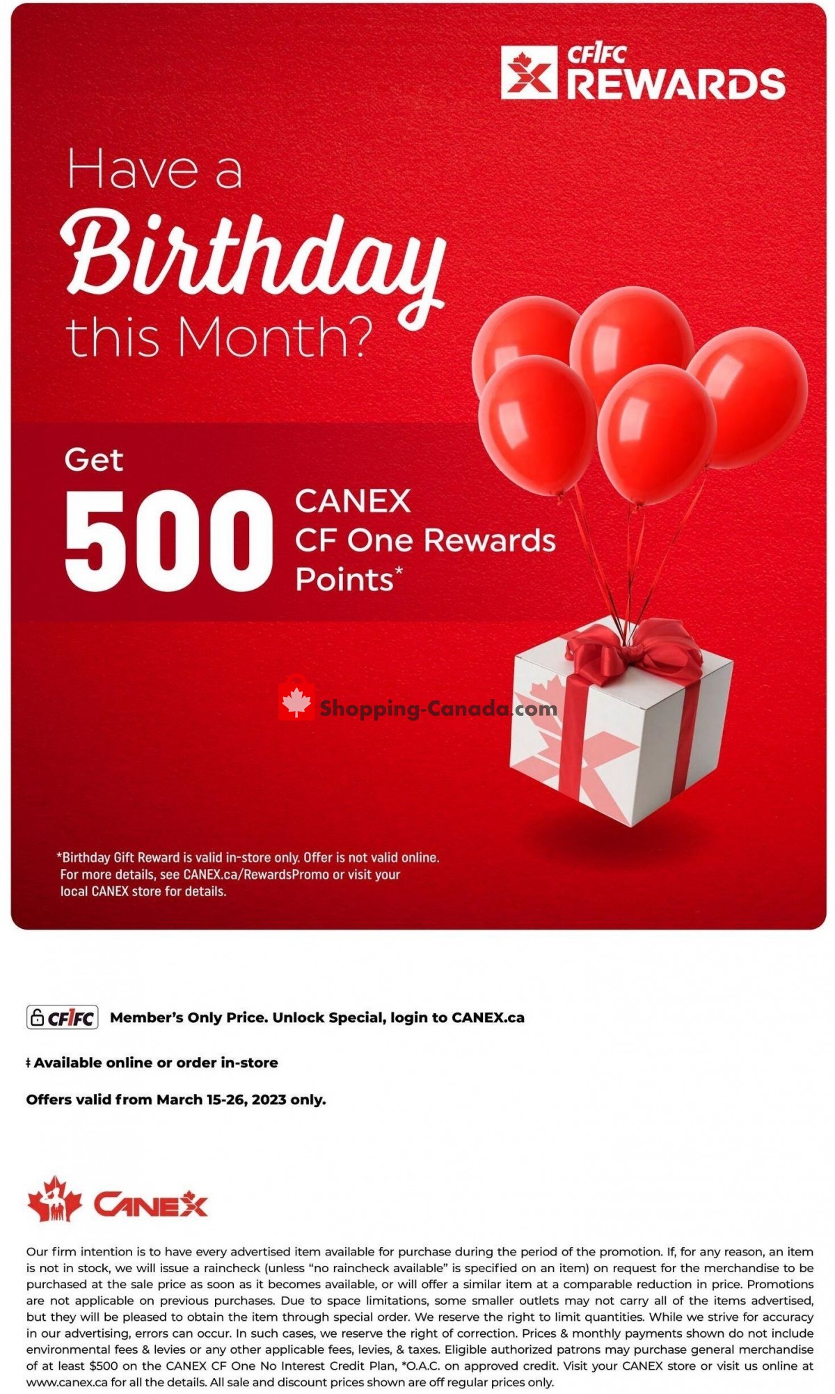 Canex flyer from Wednesday March 15, 2023 to Sunday March 26, 2023 - page 20
