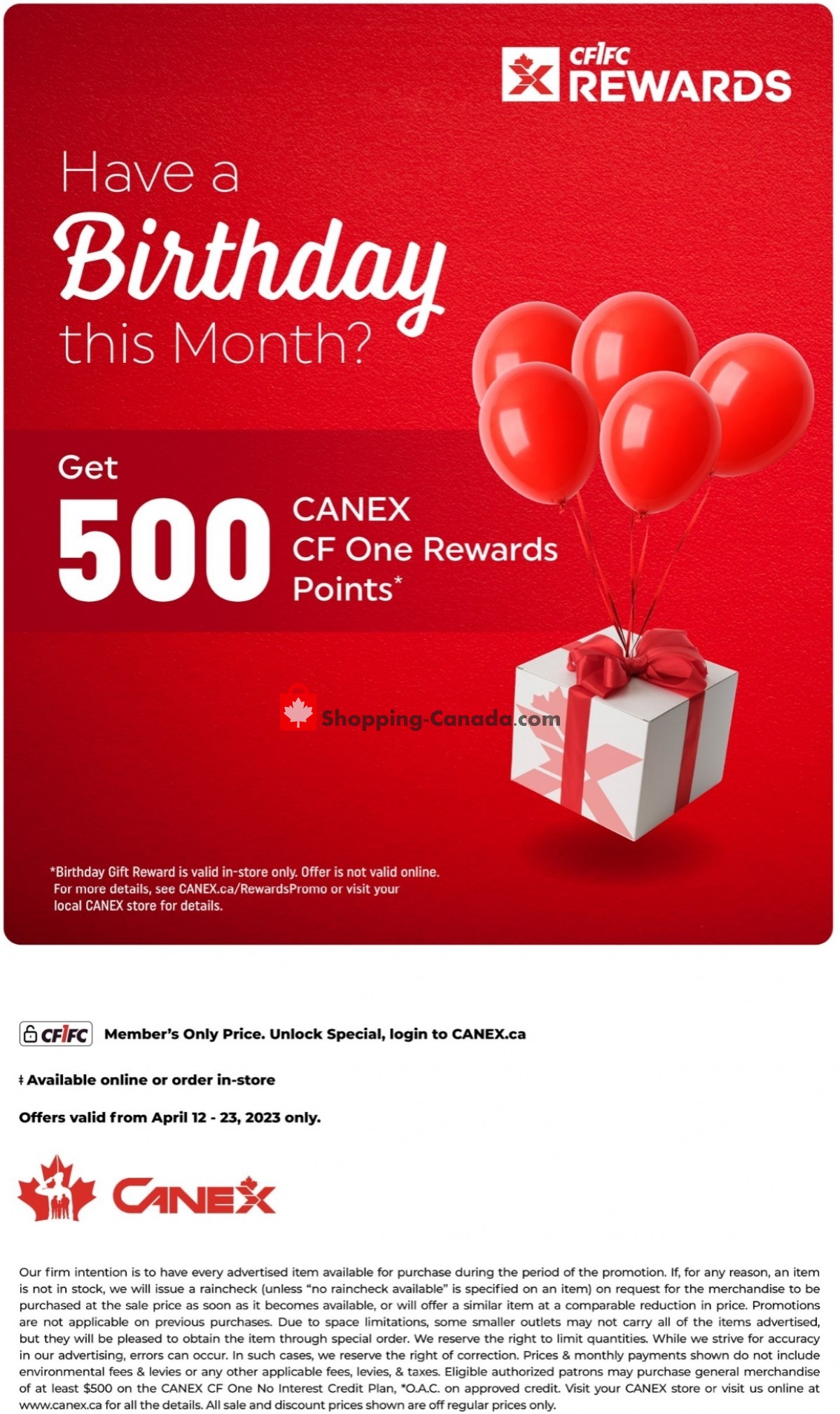 Canex flyer from Wednesday April 12, 2023 to Sunday April 23, 2023 - page 19