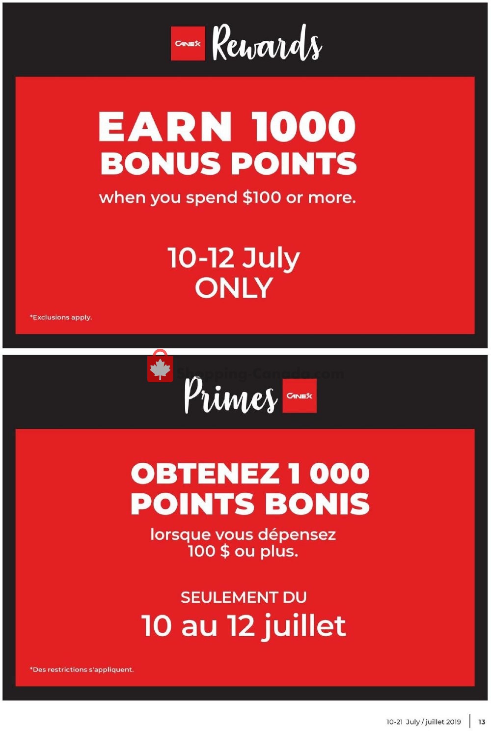 Canex flyer from Wednesday July 10, 2019 to Sunday July 21, 2019 - page 15