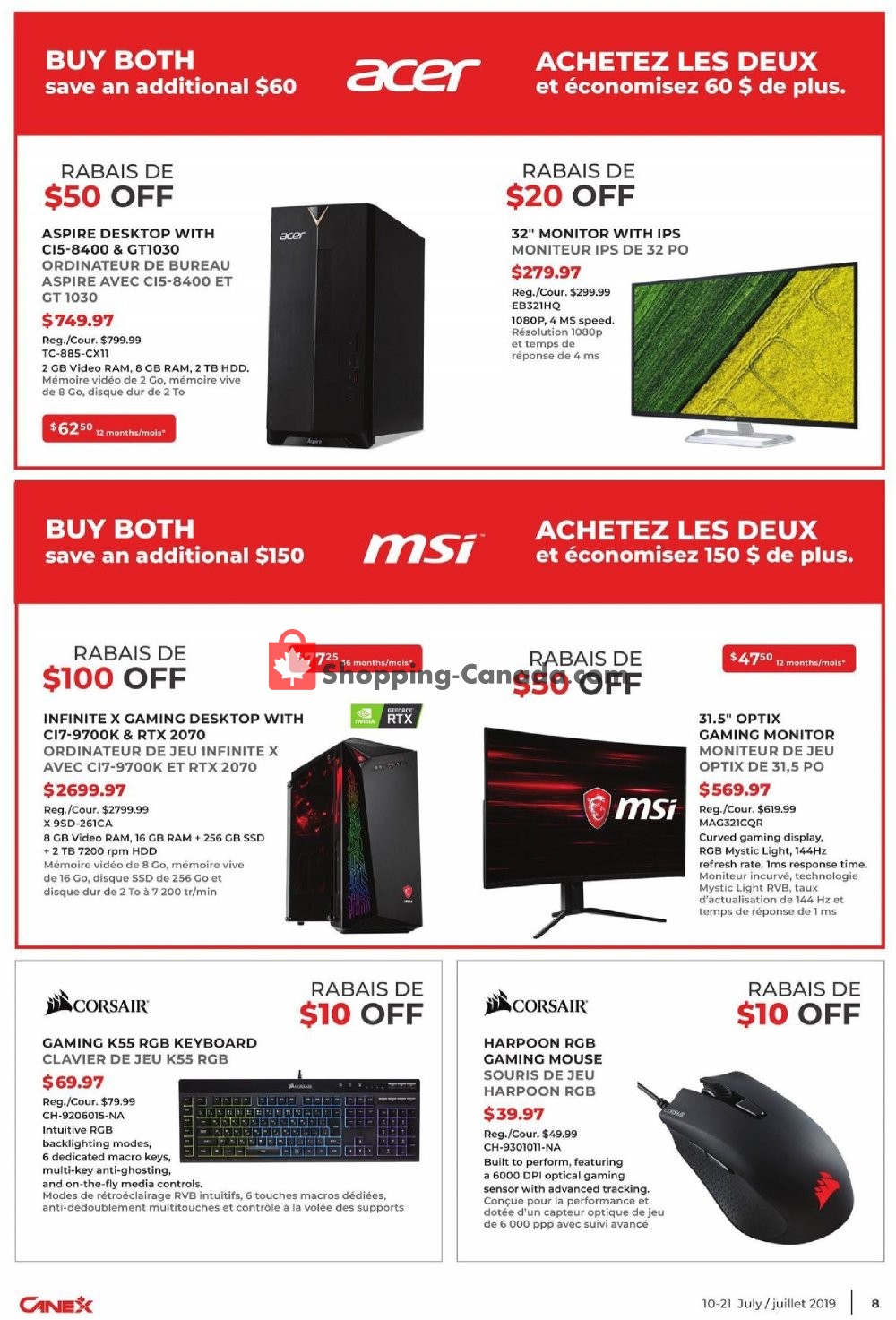 Canex flyer from Wednesday July 10, 2019 to Sunday July 21, 2019 - page 8