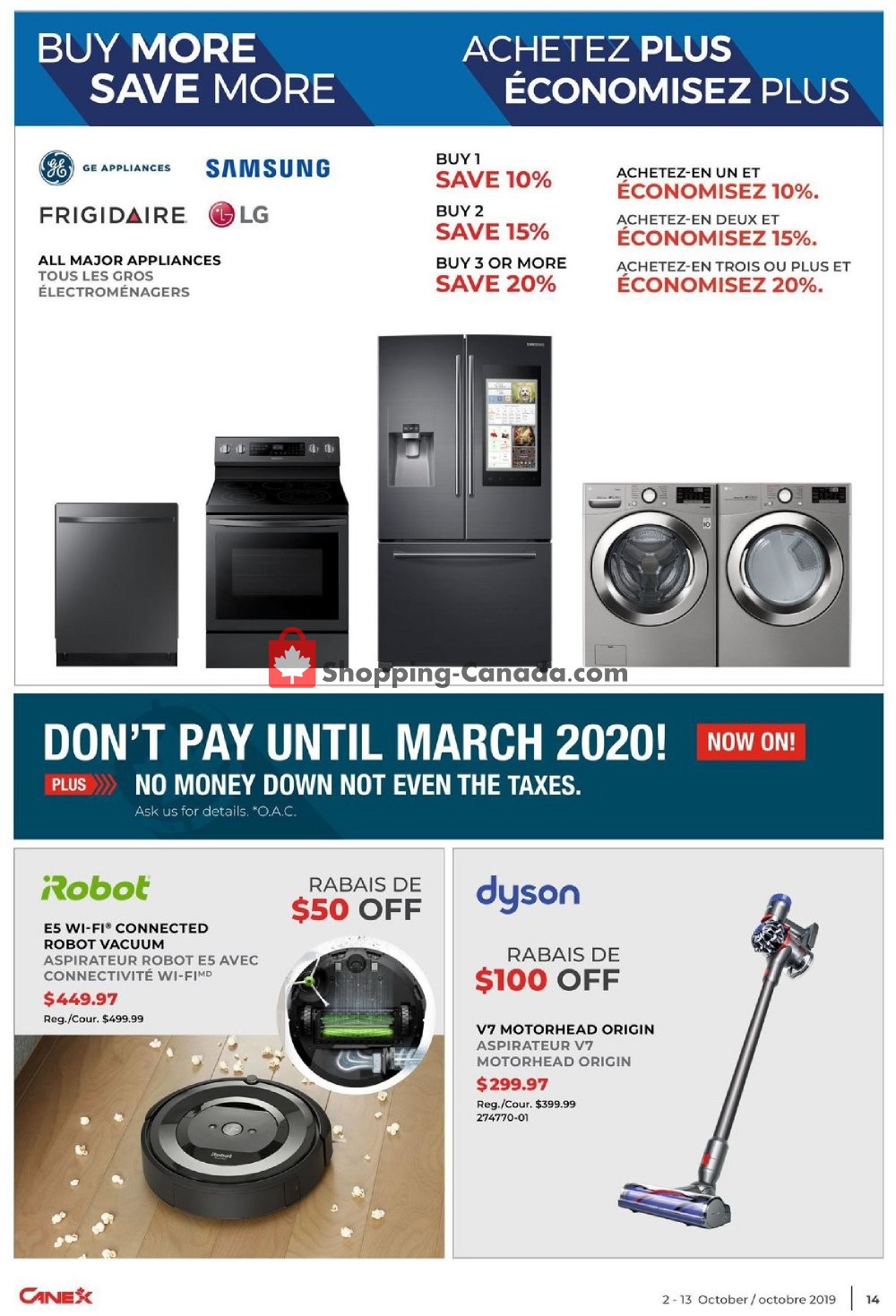 Canex flyer from Wednesday October 2, 2019 to Sunday October 13, 2019 - page 14