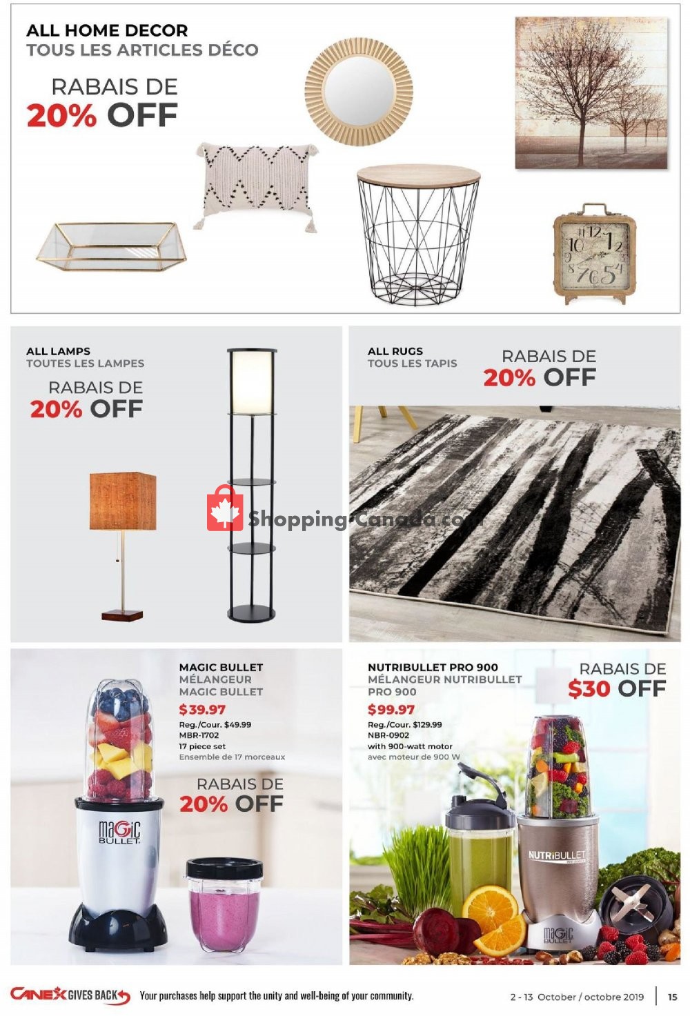 Canex flyer from Wednesday October 2, 2019 to Sunday October 13, 2019 - page 15