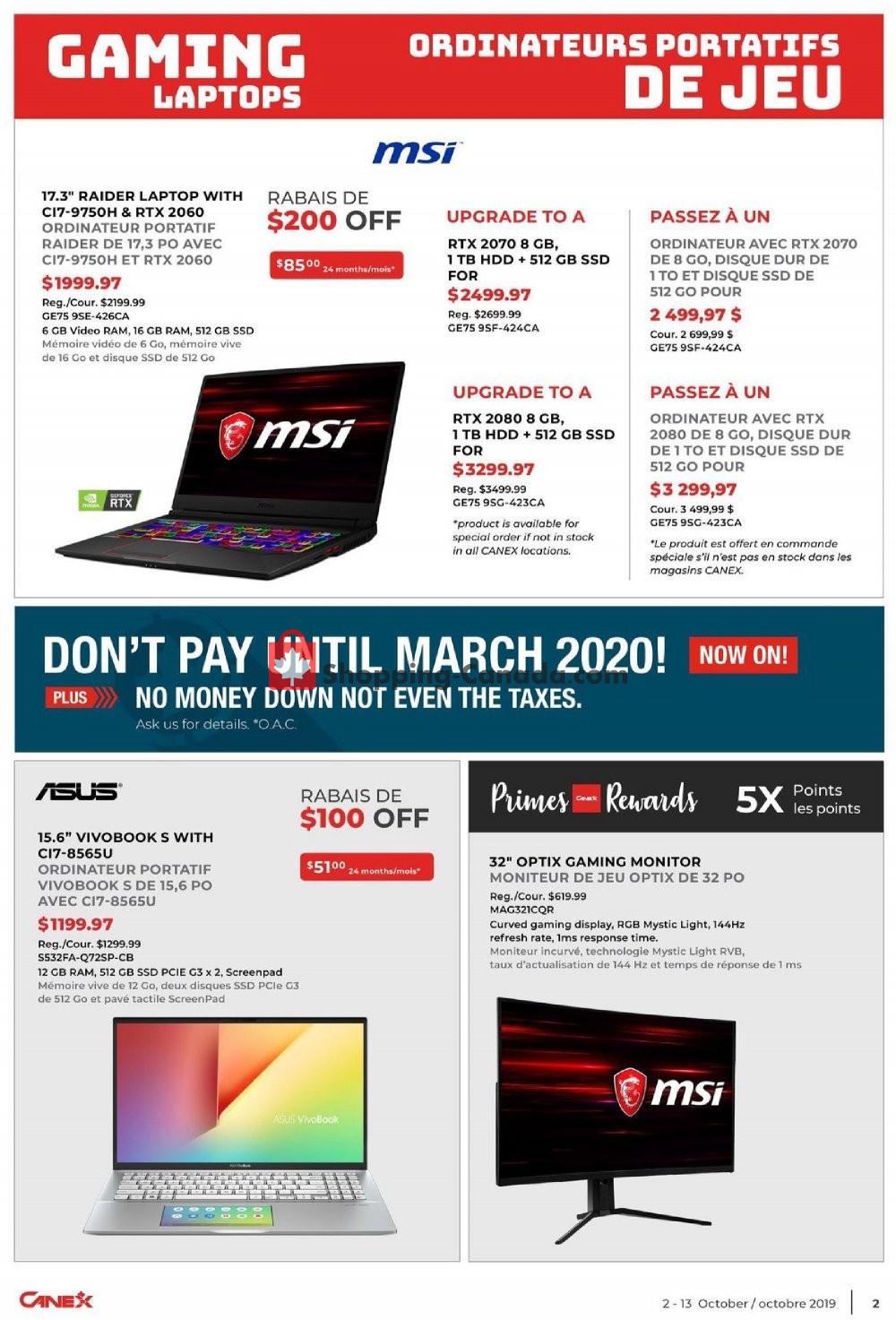 Canex flyer from Wednesday October 2, 2019 to Sunday October 13, 2019 - page 2