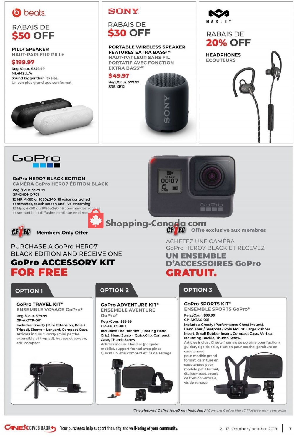 Canex flyer from Wednesday October 2, 2019 to Sunday October 13, 2019 - page 7