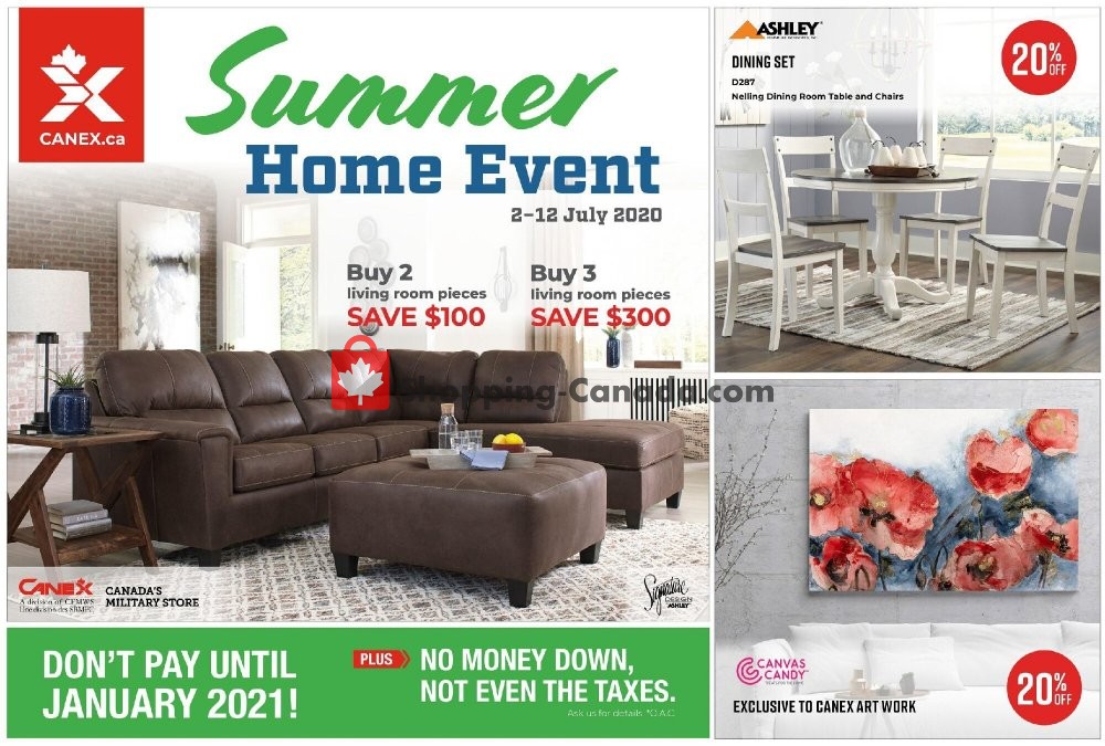 Canex flyer from Thursday July 2, 2020 to Sunday July 12, 2020 - page 1
