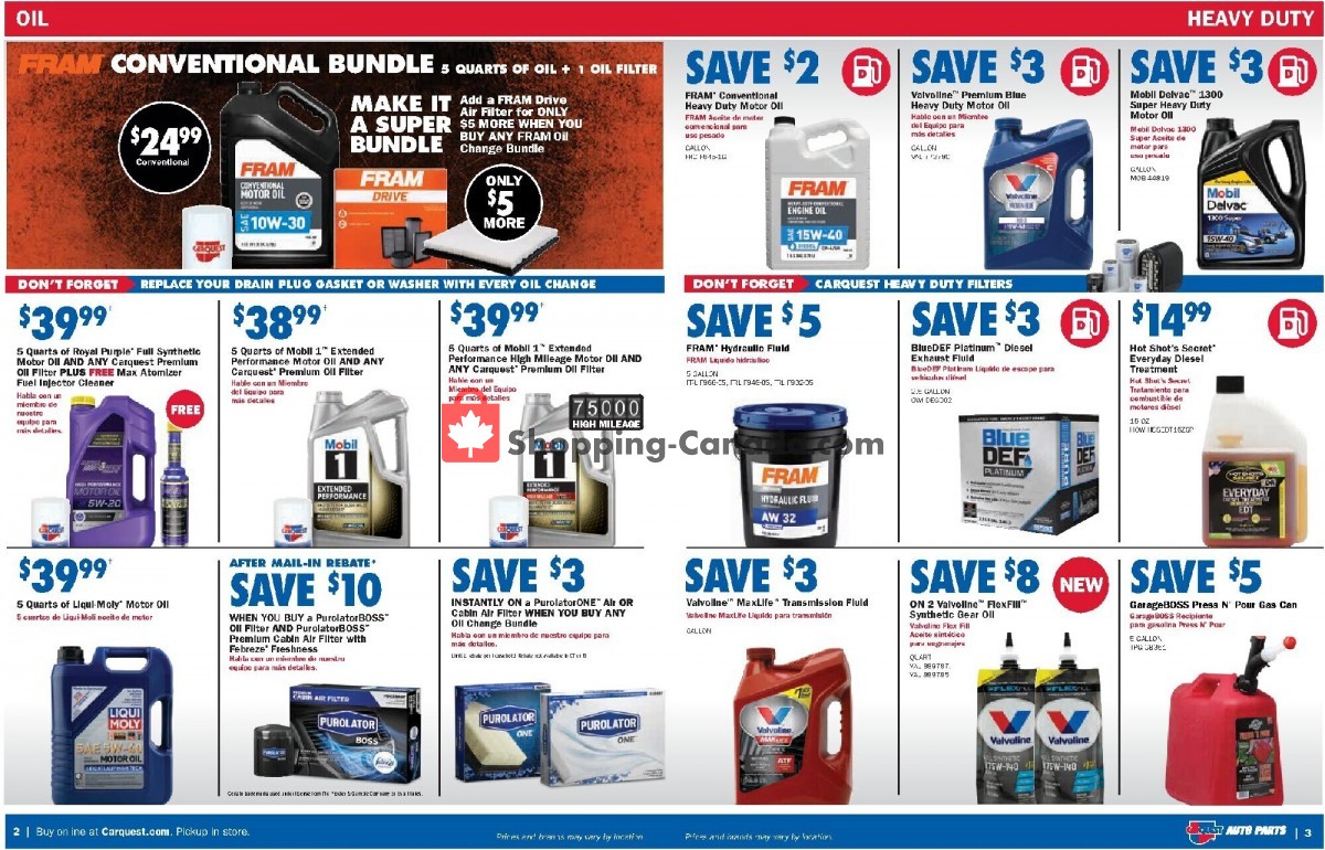 Carquest professionals flyer from Thursday September 30, 2021 to Wednesday October 27, 2021 - page 2