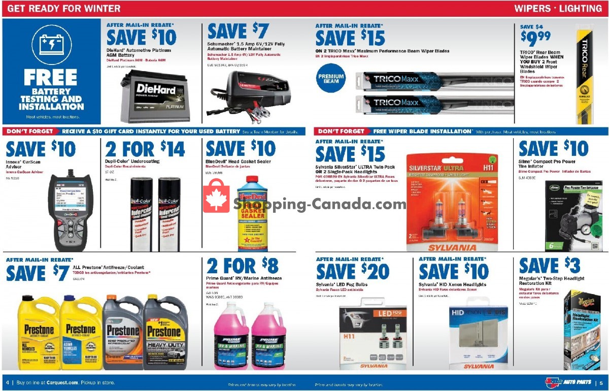 Carquest professionals flyer from Thursday September 30, 2021 to Wednesday October 27, 2021 - page 3