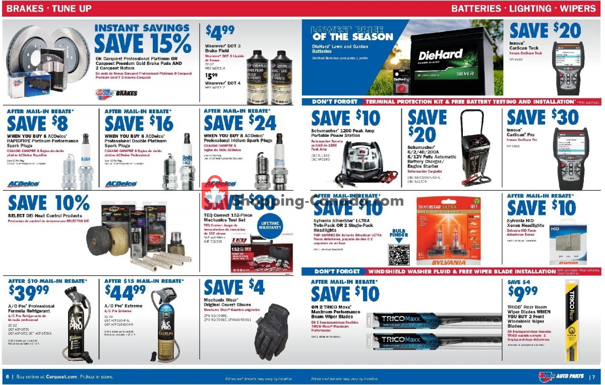 Carquest professionals flyer from Thursday April 1, 2021 to Wednesday April 28, 2021 - page 4