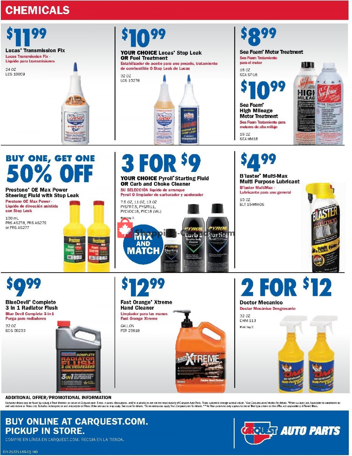 Carquest professionals Canada, flyer (Save At The Pump) February 17 March 30, 2022