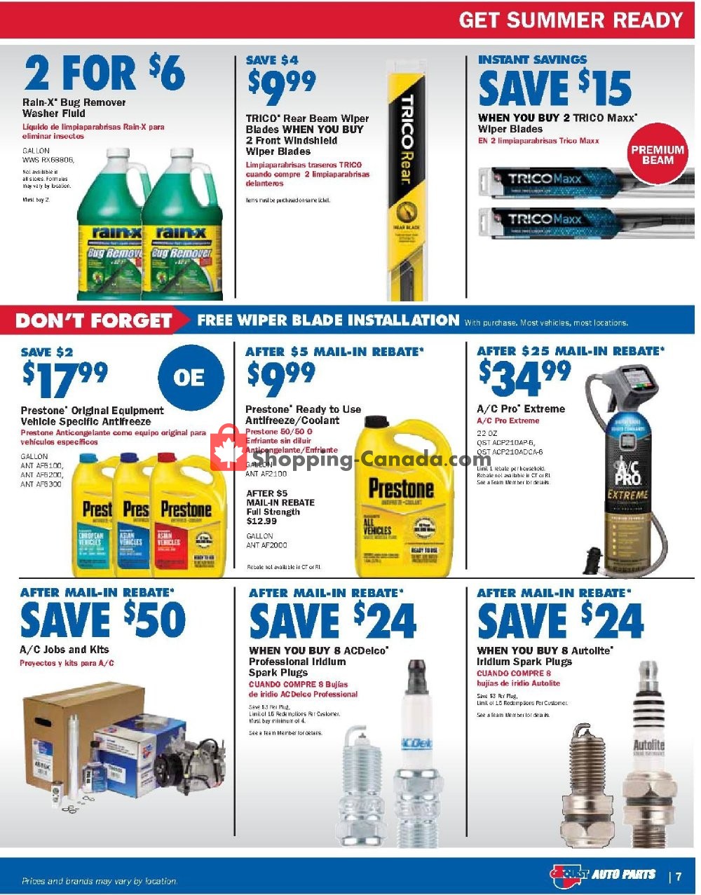 Carquest professionals flyer from Thursday May 28, 2020 to Wednesday July 1, 2020 - page 7