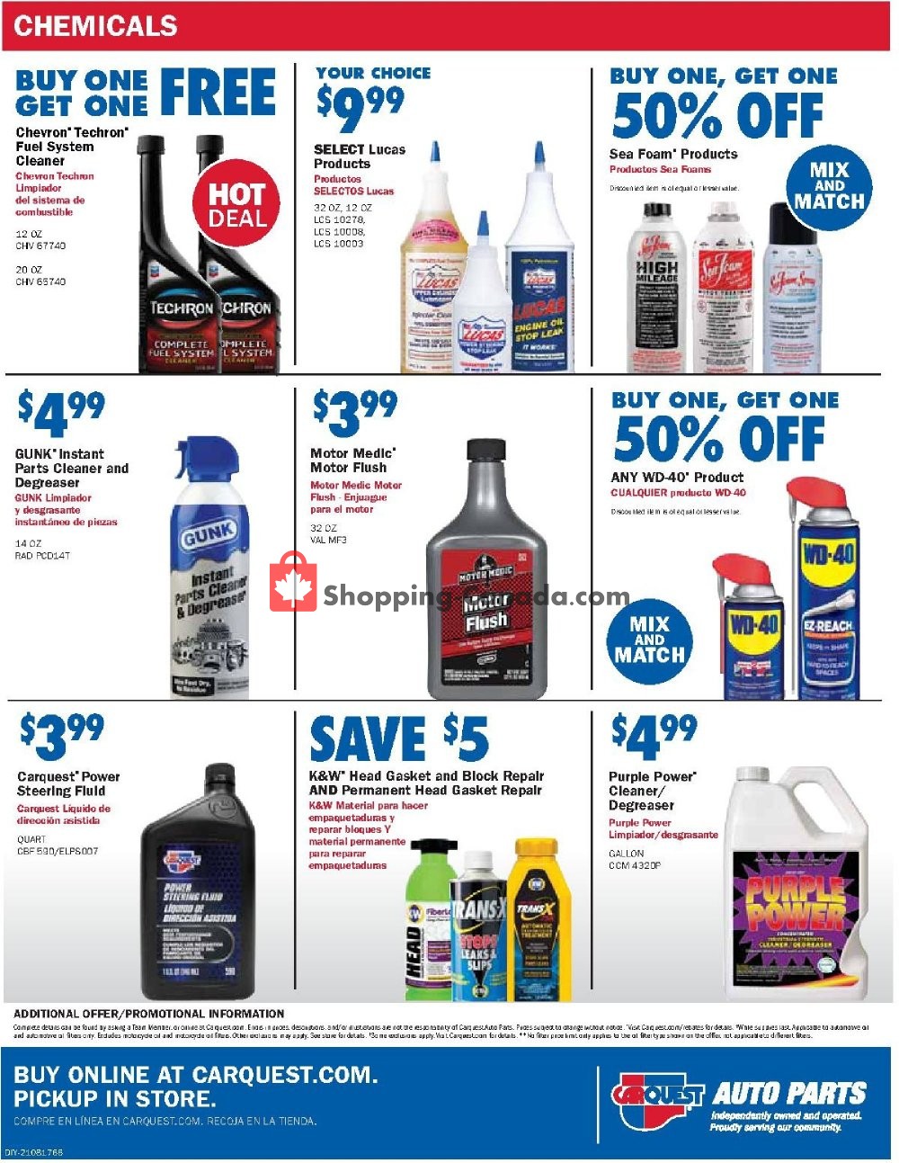 Carquest professionals flyer from Thursday May 28, 2020 to Wednesday July 1, 2020 - page 8
