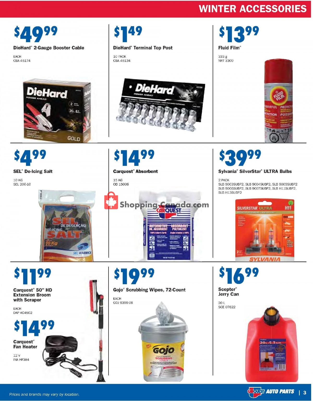 Carquest professionals flyer from Thursday November 10, 2022 to Wednesday February 1, 2023 - page 3