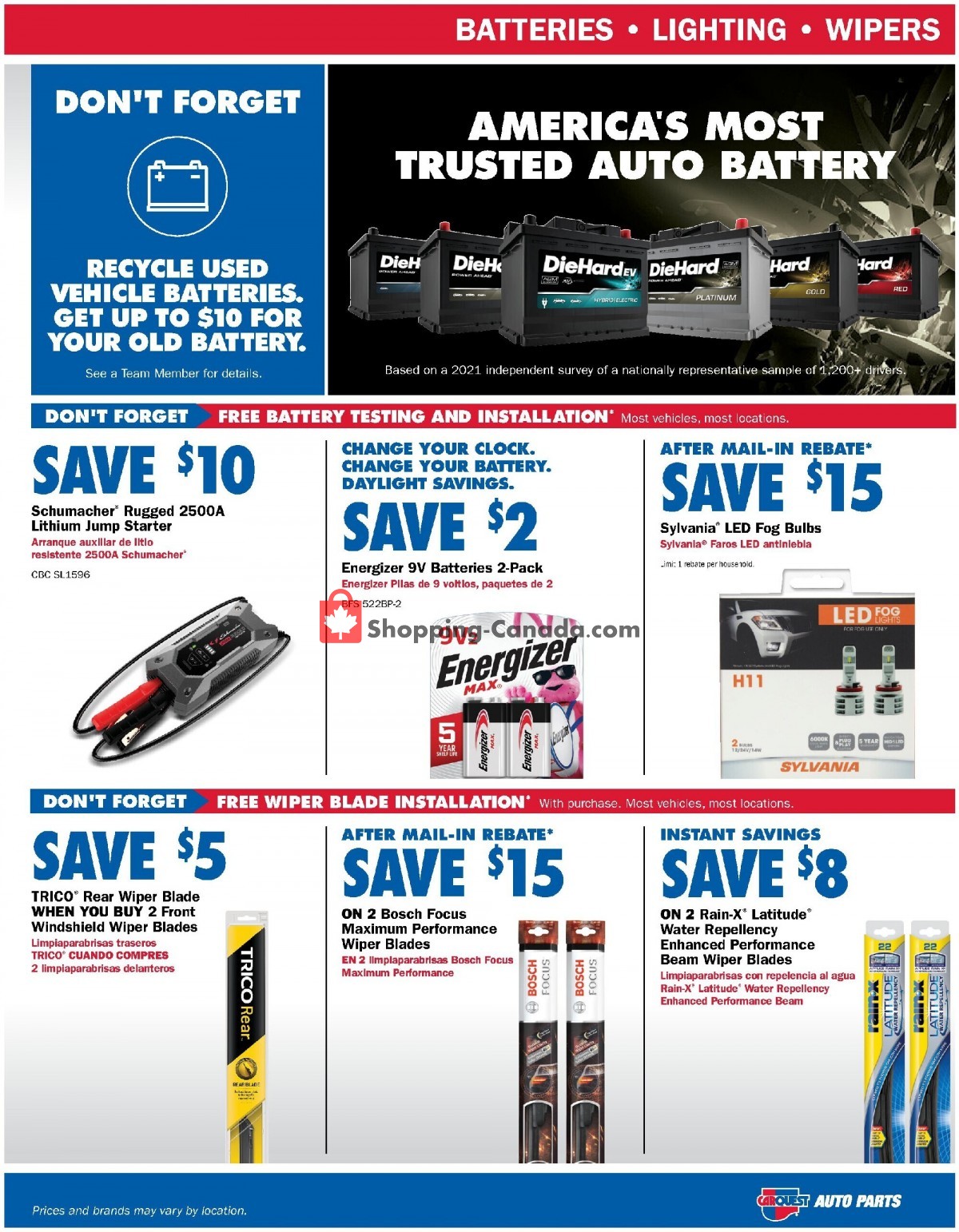 Carquest professionals flyer from Thursday February 2, 2023 to Wednesday March 29, 2023 - page 7