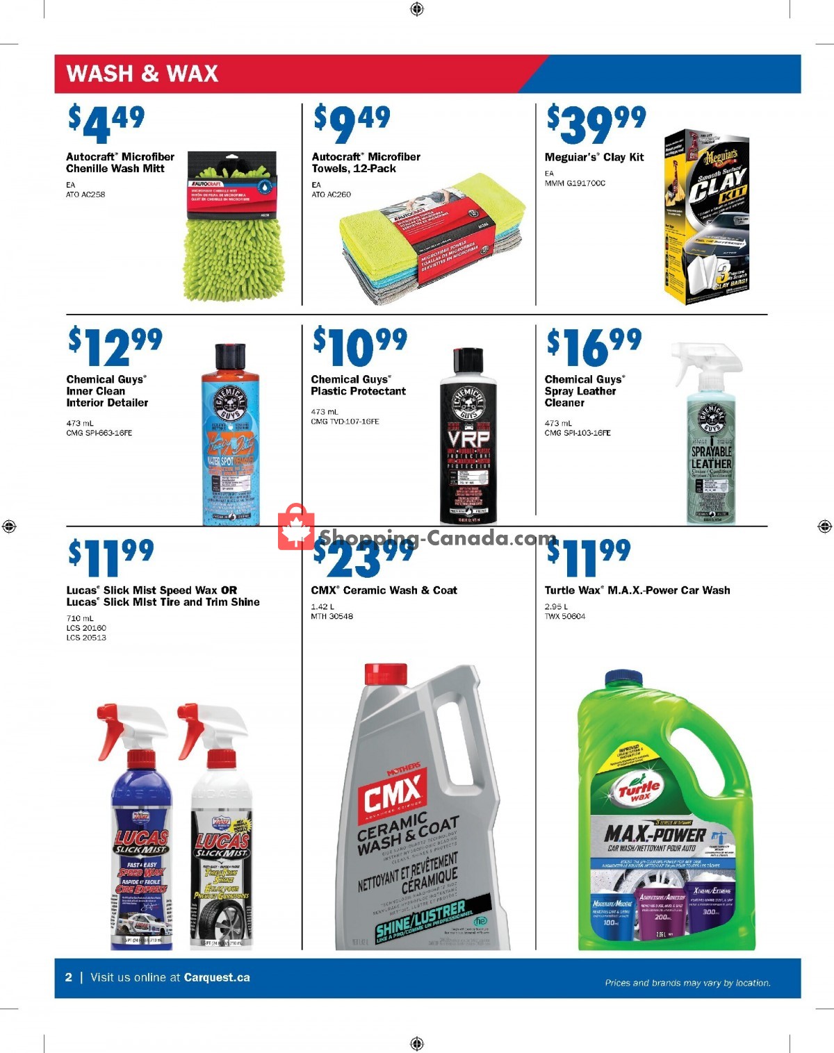 Carquest professionals flyer from Thursday March 30, 2023 to Wednesday May 24, 2023 - page 2