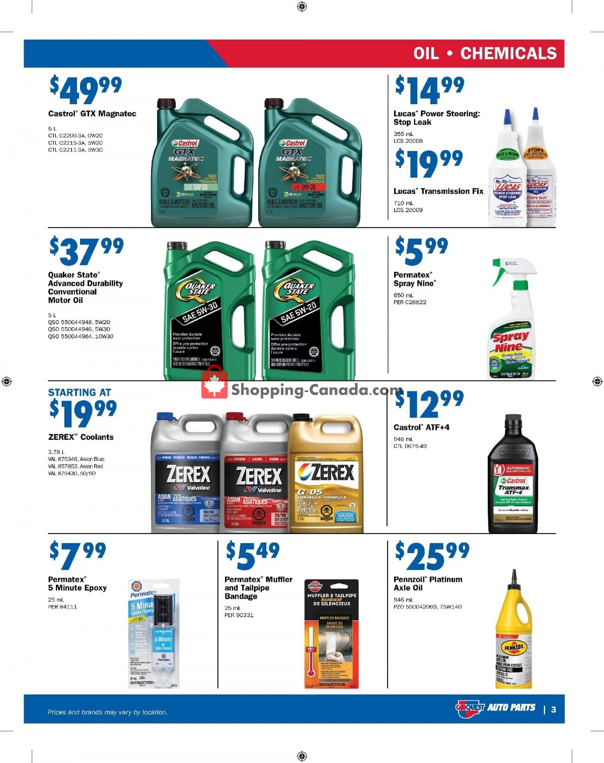 Carquest professionals flyer from Thursday March 30, 2023 to Wednesday May 24, 2023 - page 3