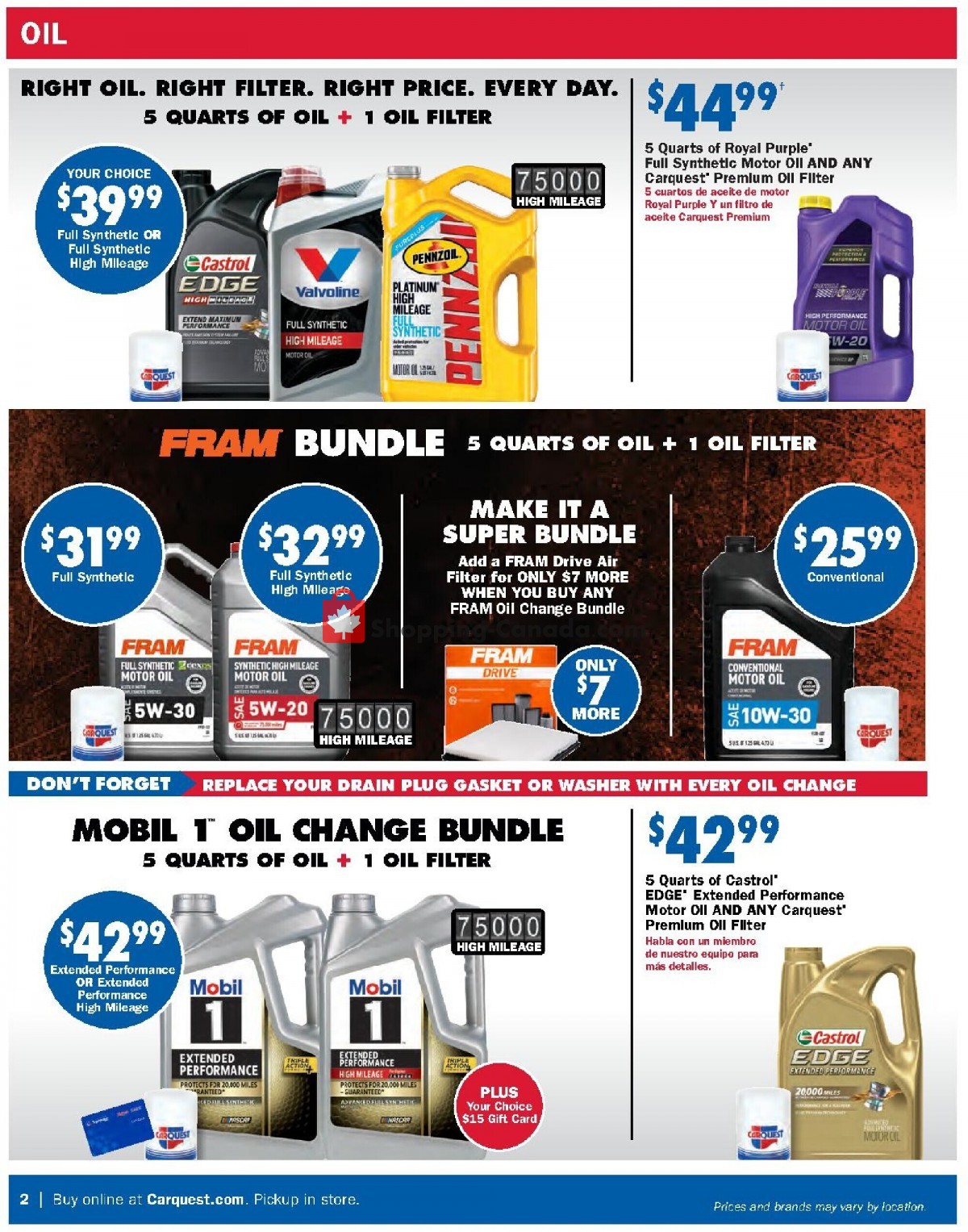 Carquest professionals flyer from Thursday June 23, 2022 to Wednesday August 24, 2022 - page 2