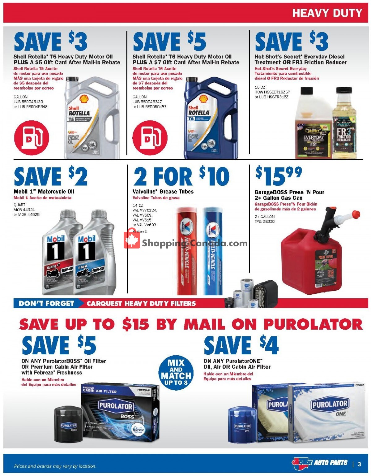 Carquest professionals flyer from Thursday June 23, 2022 to Wednesday August 24, 2022 - page 3