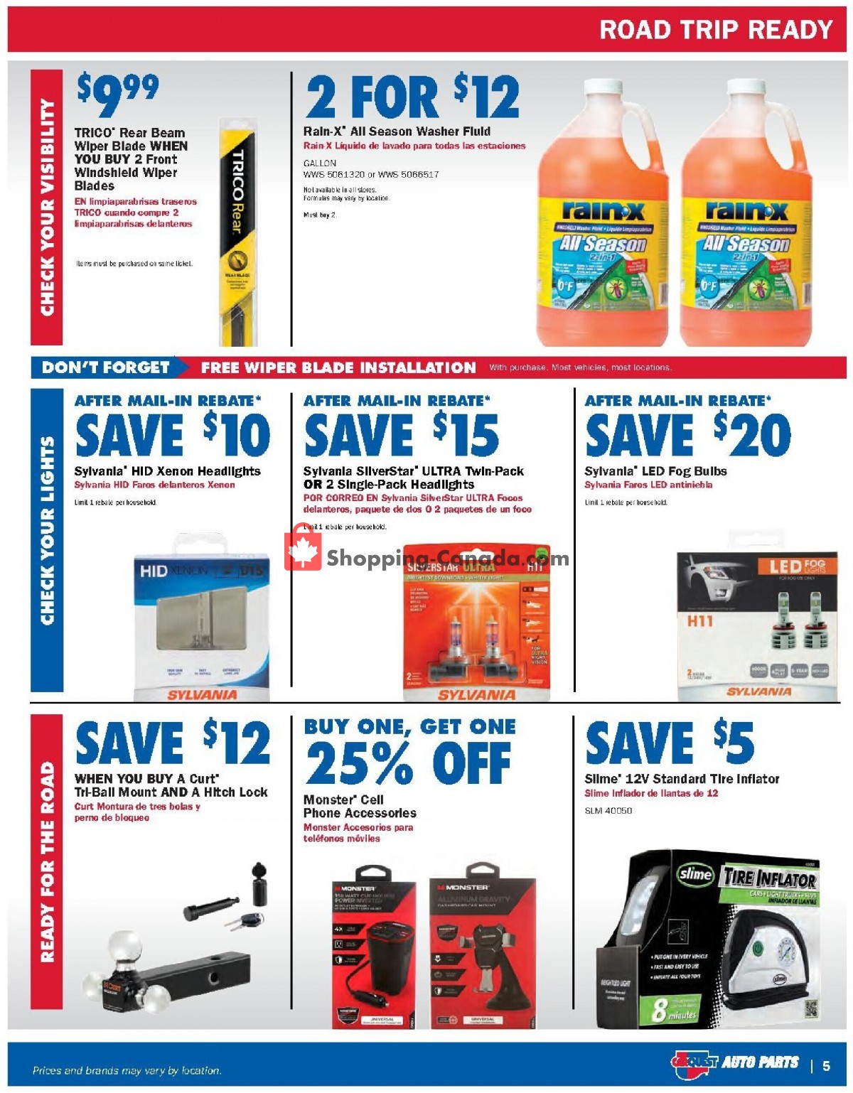 Carquest professionals flyer from Thursday June 23, 2022 to Wednesday August 24, 2022 - page 5
