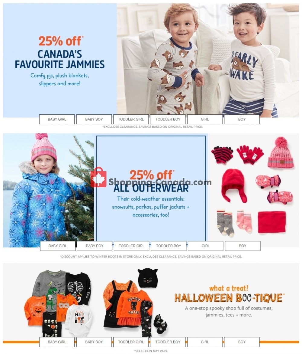 Carter's Oshkosh flyer from Thursday October 3, 2019 to Wednesday October 9, 2019 - page 2