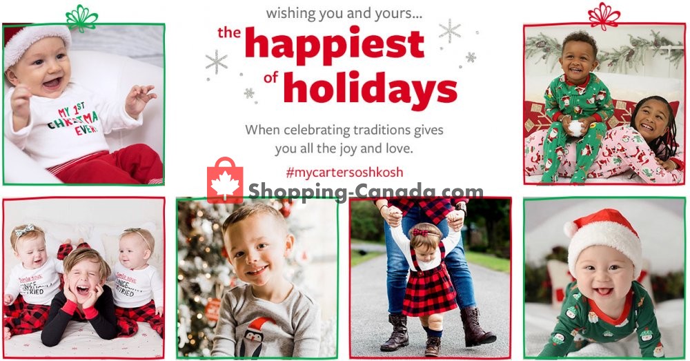 Carter's Oshkosh flyer from Tuesday December 25, 2018 to Monday December 31, 2018 - page 1