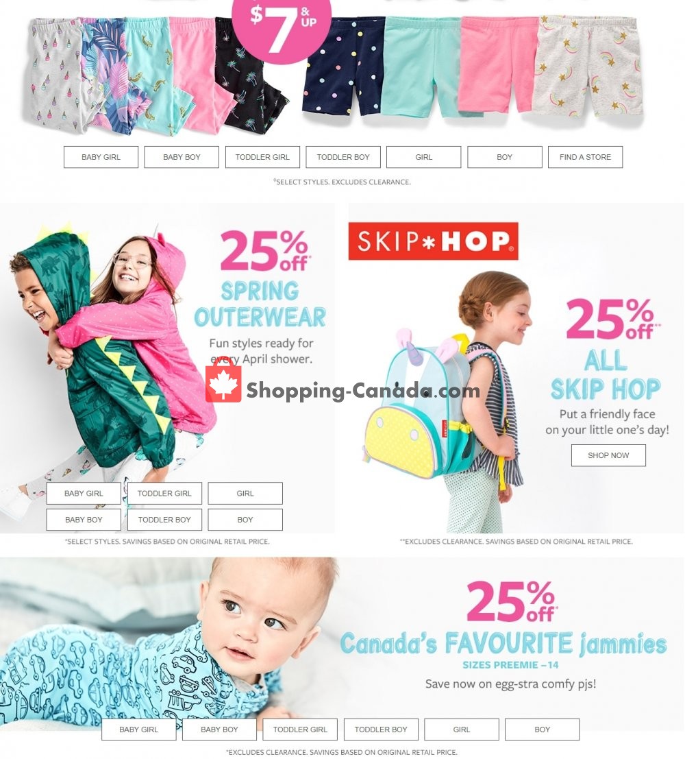 Carter's Oshkosh flyer from Saturday April 13, 2019 to Friday April 19, 2019 - page 2