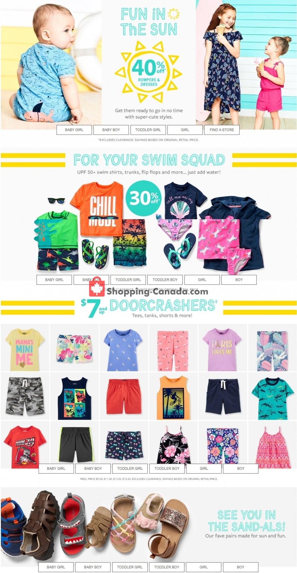 Carter's Oshkosh flyer from Thursday May 9, 2019 to Wednesday May 15, 2019 - page 1