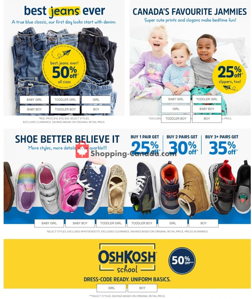 Carter's Oshkosh flyer from Thursday September 5, 2019 to Wednesday September 11, 2019 - page 2
