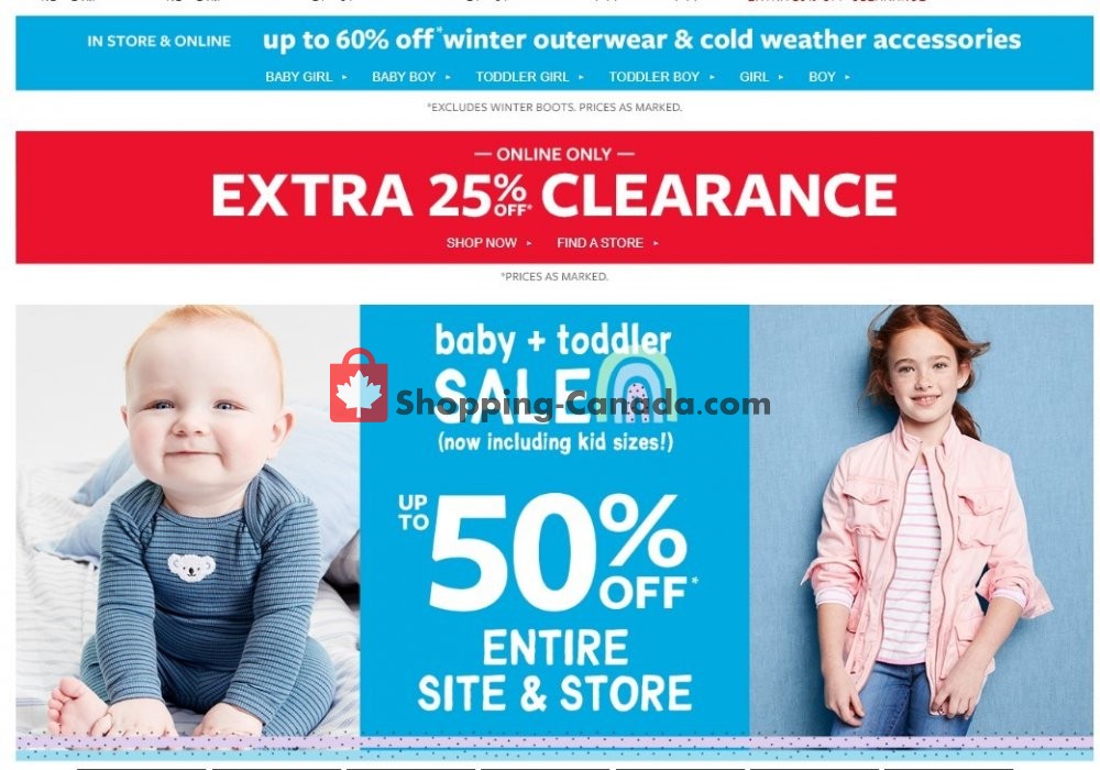 Carter's Oshkosh flyer from Thursday February 27, 2020 to Wednesday March 4, 2020 - page 1
