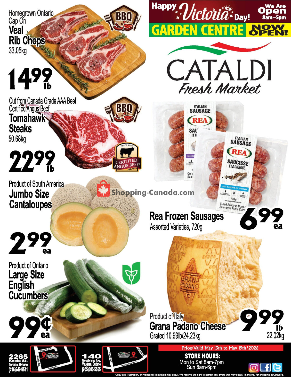 Cataldi Fresh Market flyer from Tuesday May 12, 2026 to Monday May 18, 2026 - page 1