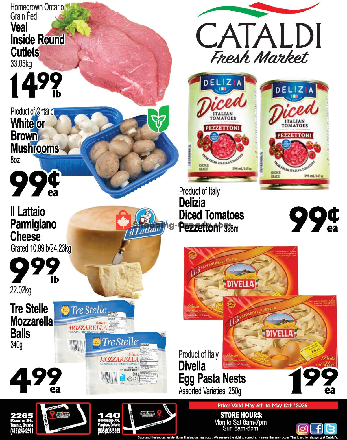 First page of Cataldi Fresh Market flyer - preview - from Wednesday May 6, 2026 to Tuesday May 12, 2026