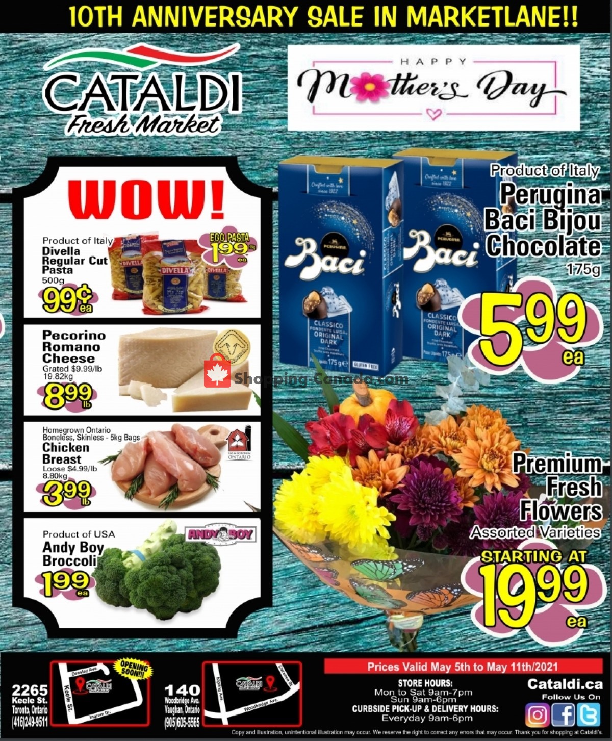 Cataldi Fresh Market flyer from Wednesday May 5, 2021 to Tuesday May 11, 2021 - page 1