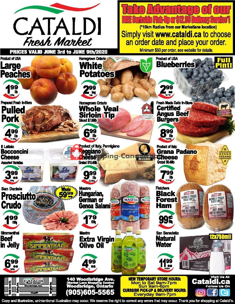 Cataldi Fresh Market flyer from Wednesday June 3, 2020 to Tuesday June 9, 2020 - page 1