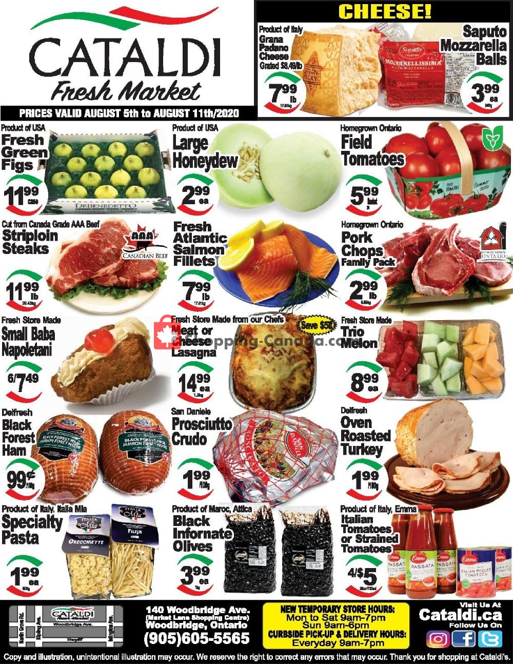 Cataldi Fresh Market flyer from Wednesday August 5, 2020 to Tuesday August 11, 2020 - page 1