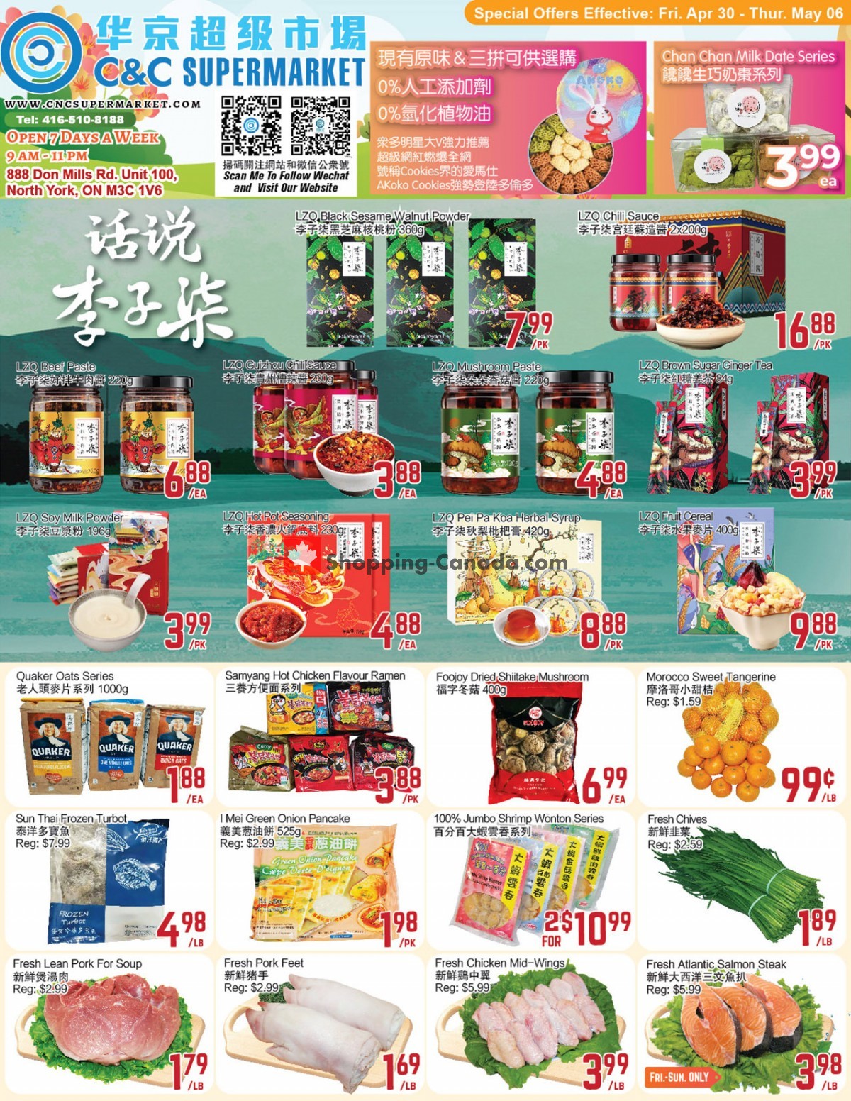 C&C Supermarket flyer from Friday April 30, 2021 to Thursday May 6, 2021 - page 1