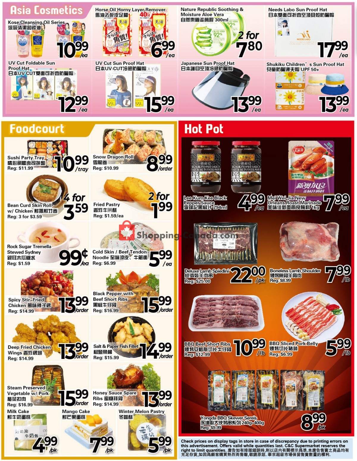 C&C Supermarket Canada, flyer (Mother's Day Special) May 12 May 18