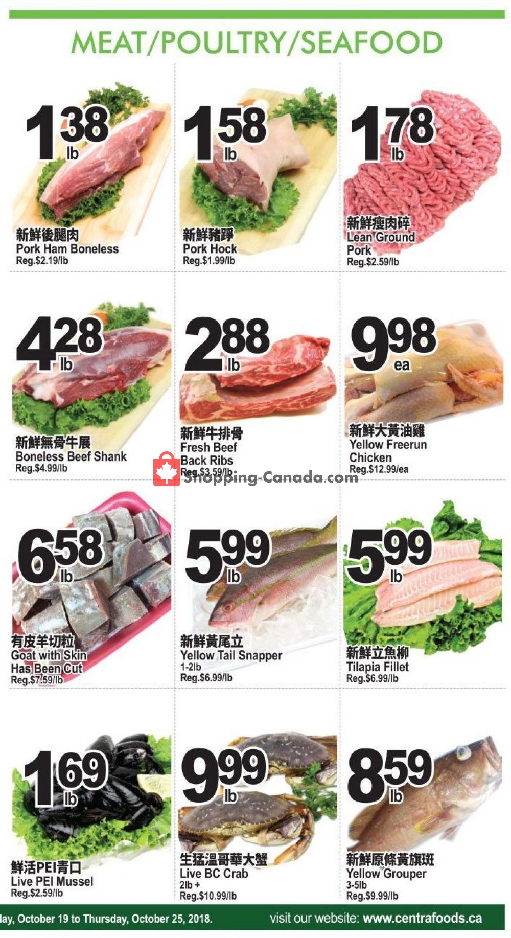 Centra Food Market flyer from Friday October 19, 2018 to Thursday October 25, 2018 - page 5