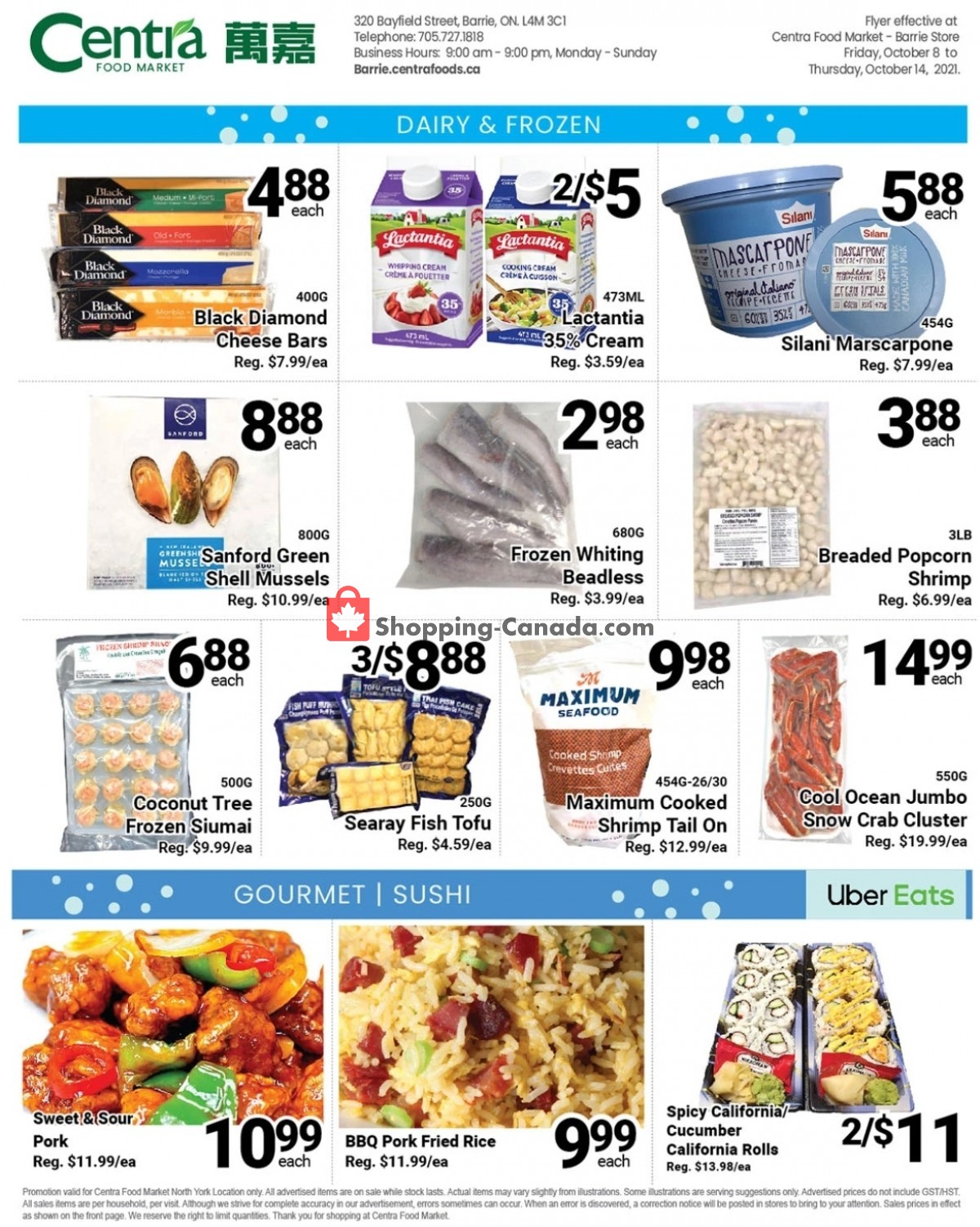 Centra Food Market flyer from Friday October 8, 2021 to Thursday October 14, 2021 - page 3