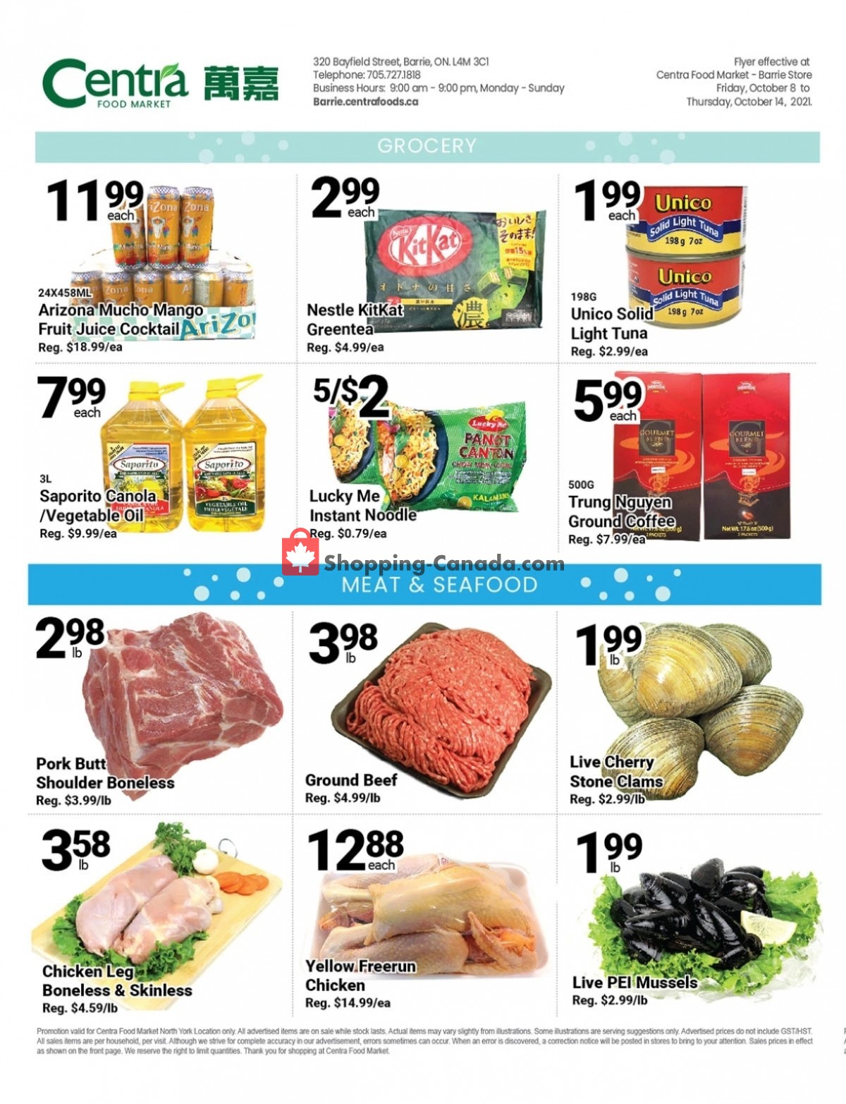 Centra Food Market flyer from Friday October 8, 2021 to Thursday October 14, 2021 - page 4
