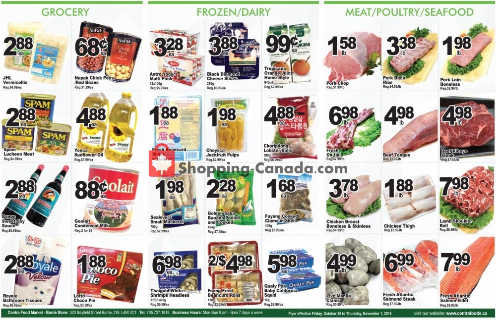 Centra Food Market flyer from Friday October 26, 2018 to Thursday November 1, 2018 - page 3