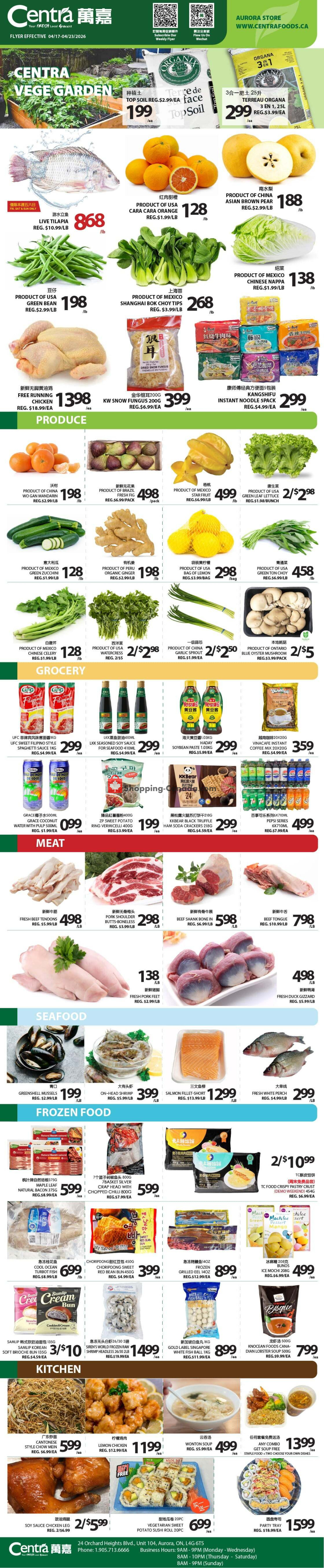 Centra Food Market flyer from Friday April 17, 2026 to Thursday April 23, 2026 - page 2