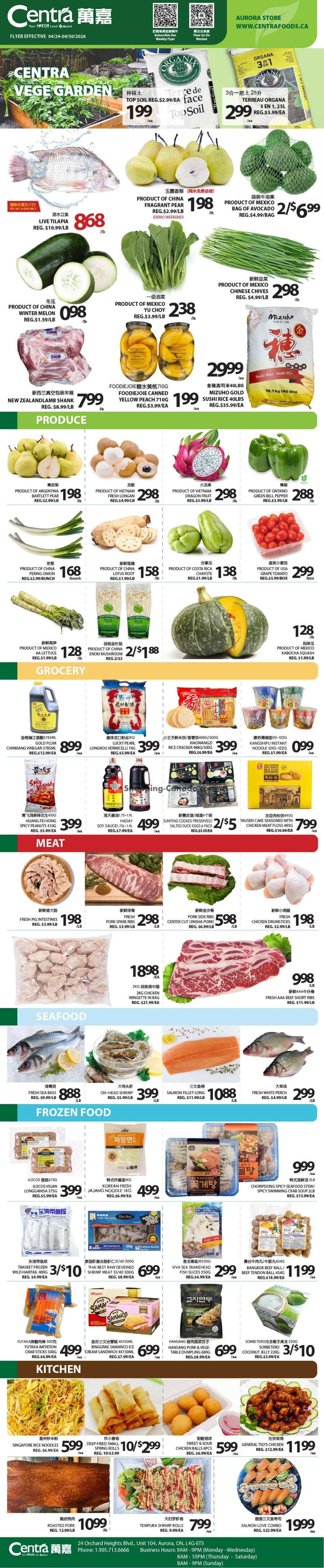 Centra Food Market flyer from Friday April 24, 2026 to Thursday April 30, 2026 - page 2