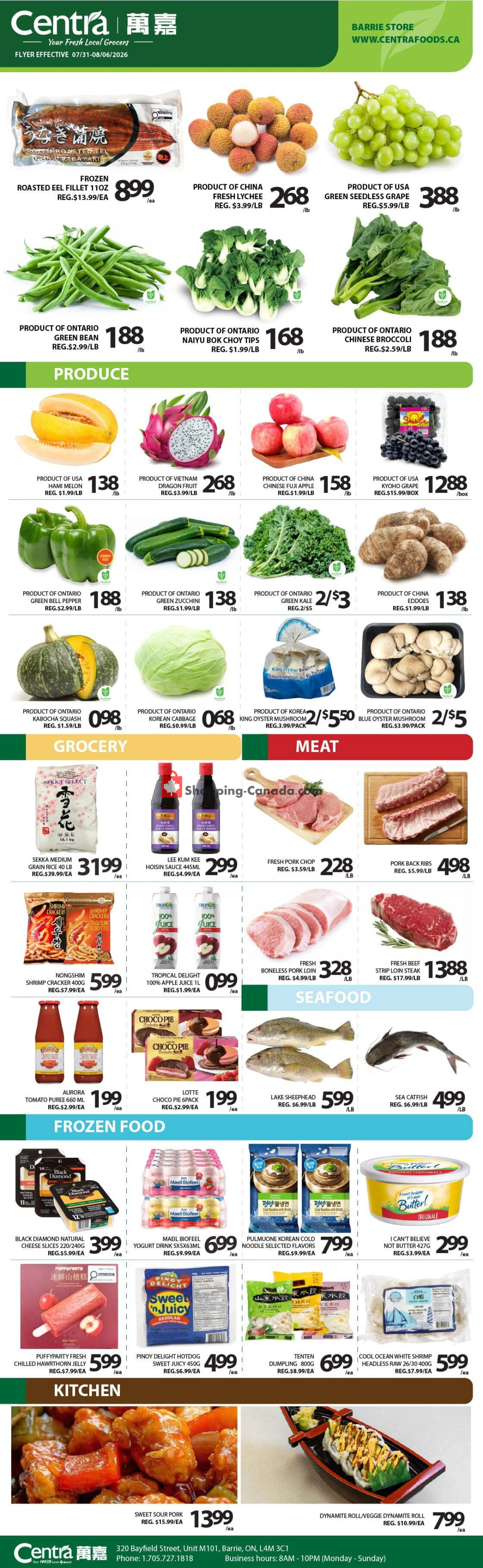 First page of Centra Food Market flyer - preview - from Thursday July 30, 2026 to Wednesday August 5, 2026