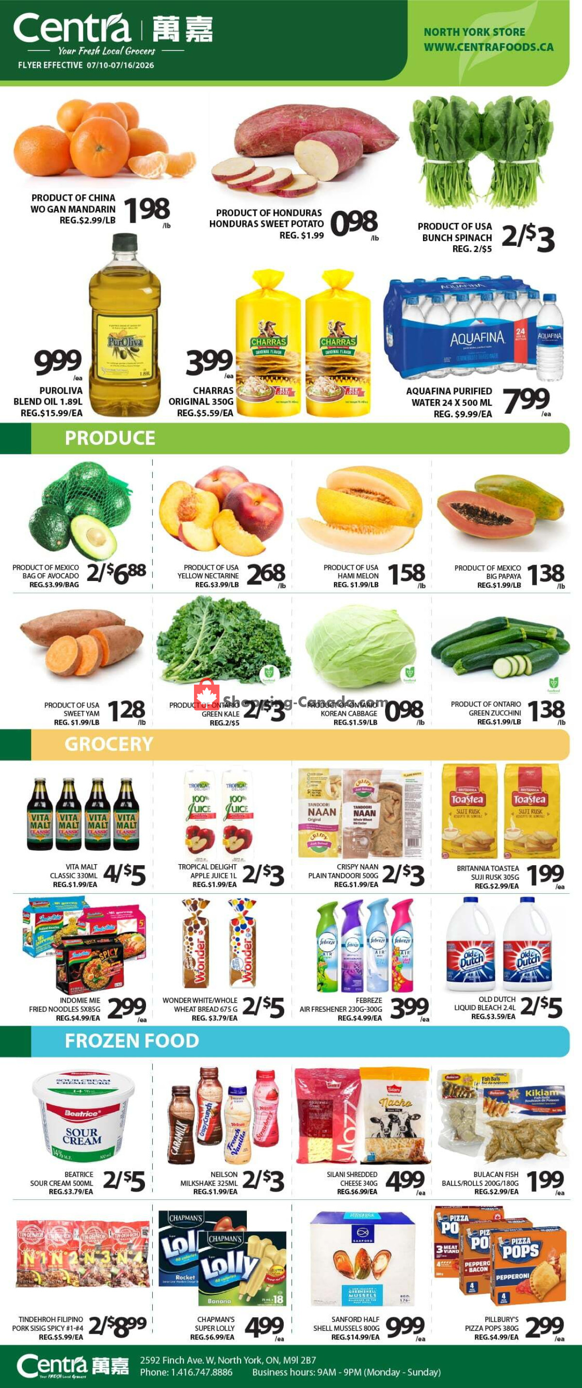 Centra Food Market flyer from Sunday July 5, 2026 to Sunday July 12, 2026 - page 1