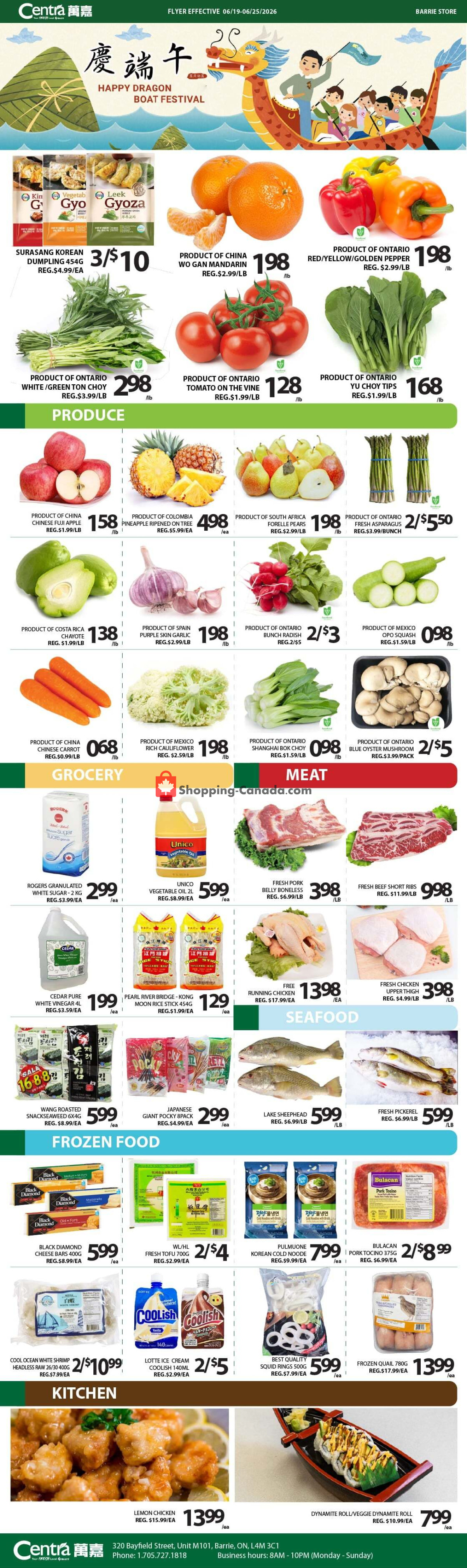 Centra Food Market flyer from Thursday June 18, 2026 to Wednesday June 24, 2026 - page 1